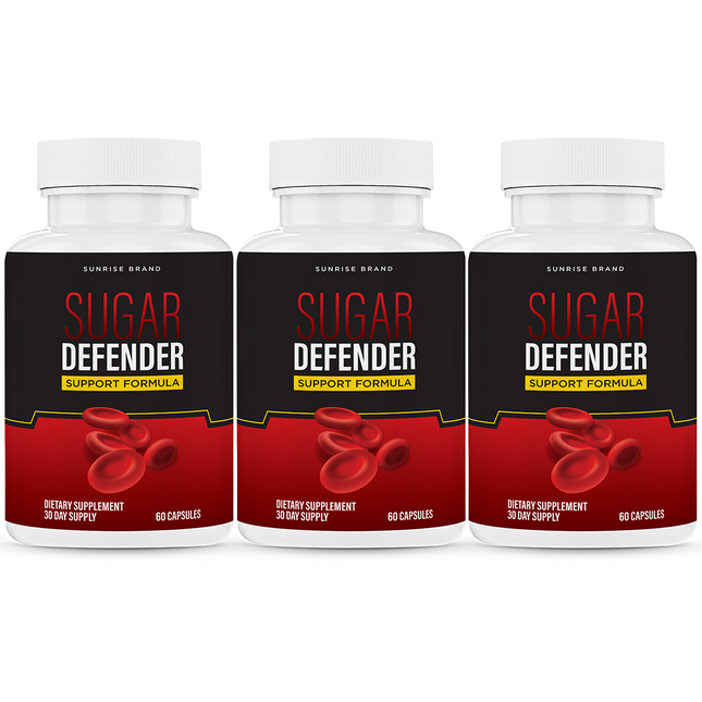 Sugar Defender Pills to Support Healthy Blood Sugar Levels - 3 Pack