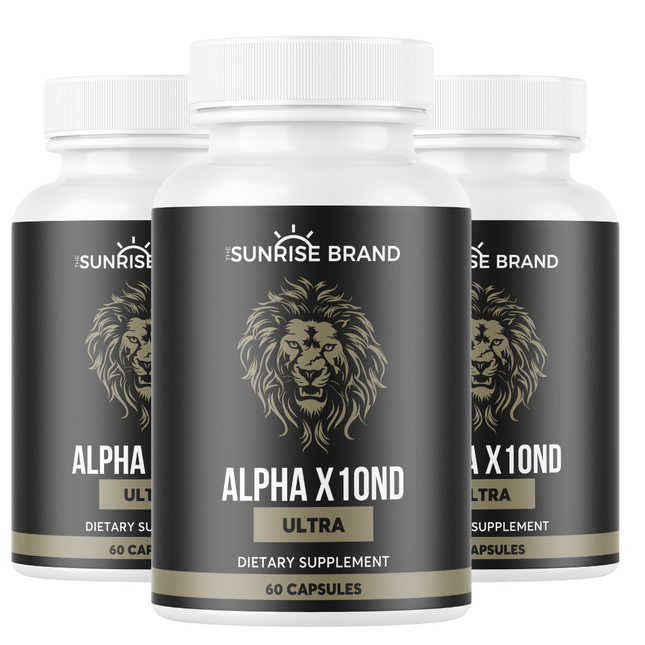 Alpha X10ND Ultra - 3 Bottles