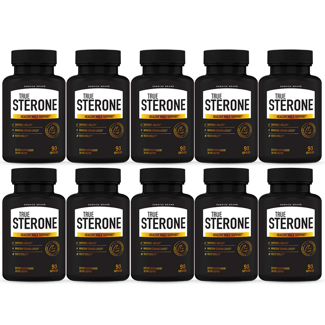 True Sterone Male Health Pills to Boost T-Levels and Performance 10 Packs