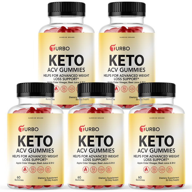 Turbo Keto ACV Gummies Weight Loss - 5 Pack