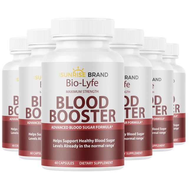 Blood Booster - Advanced Blood Sugar Formula 6 Bottles 360 Capsules