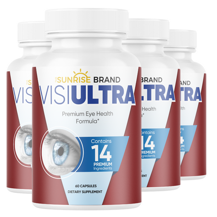 Visi Ultra Premium Eye Health Formula 4 Bottles 240 Capsules