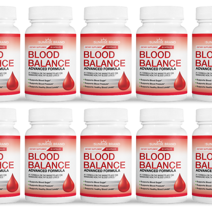 Blood Balance Advanced Formula - 10 Bottles 600 Capsules