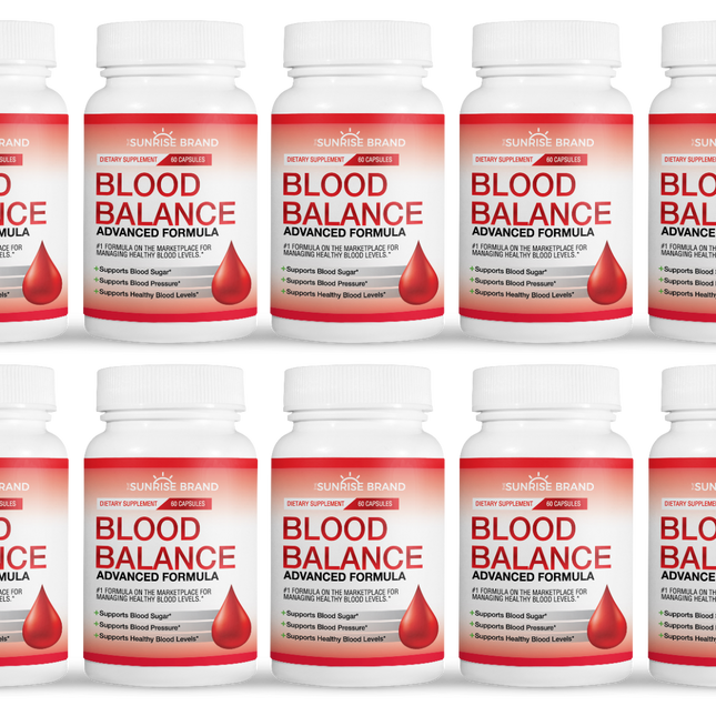 Blood Balance Advanced Formula - 10 Bottles 600 Capsules