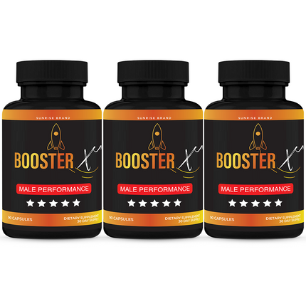 Booster XT Capsules For Men Reviews, BoosterXT ED Pills - 3 Pack