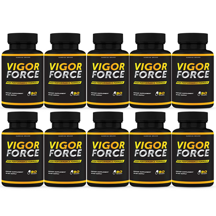 Vigor Force Male Supplement, Vigor Pills to Boost Vitality & Energy - 10 Pack