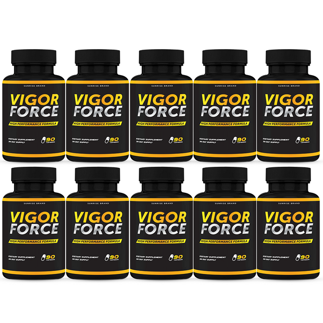 Vigor Force Male Supplement, Vigor Pills to Boost Vitality & Energy - 10 Pack