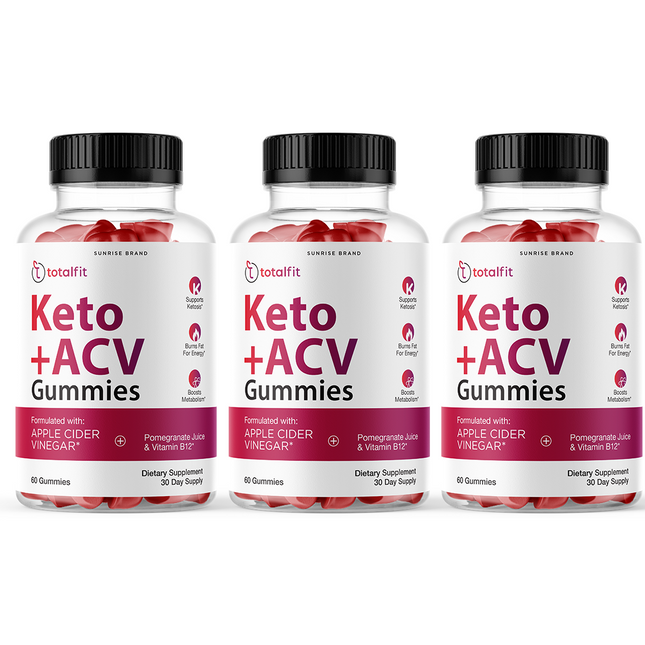 Totalfit Keto ACV Gummies Weight Loss - 3 Pack