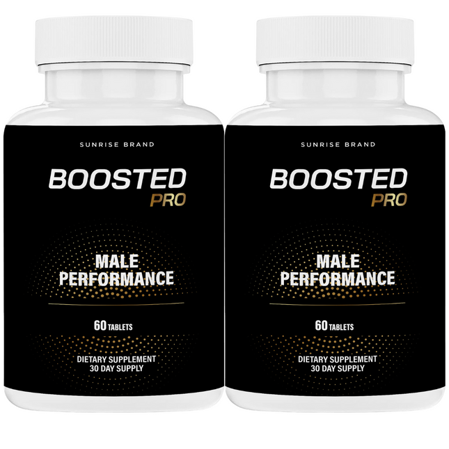 Boosted Pro Pills for Men, Supports T-Levels and Boosts Energy - 2 Pack