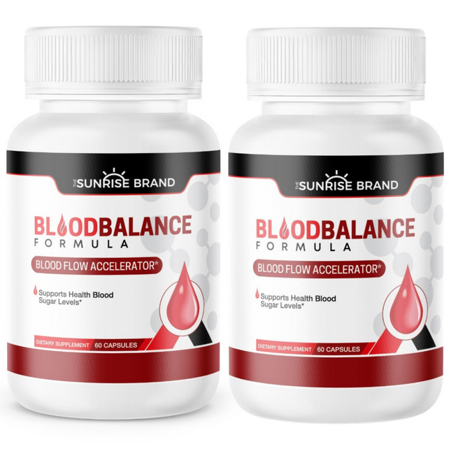 Blood Balance Advanced Formula Cholesterol Blood Sugar Lower Support - 2 pack