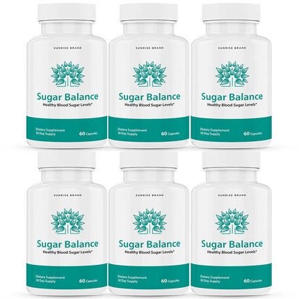 Sugar Balance Capsules, Blood Sugar Balance Blood Sugar Support 6 Packs