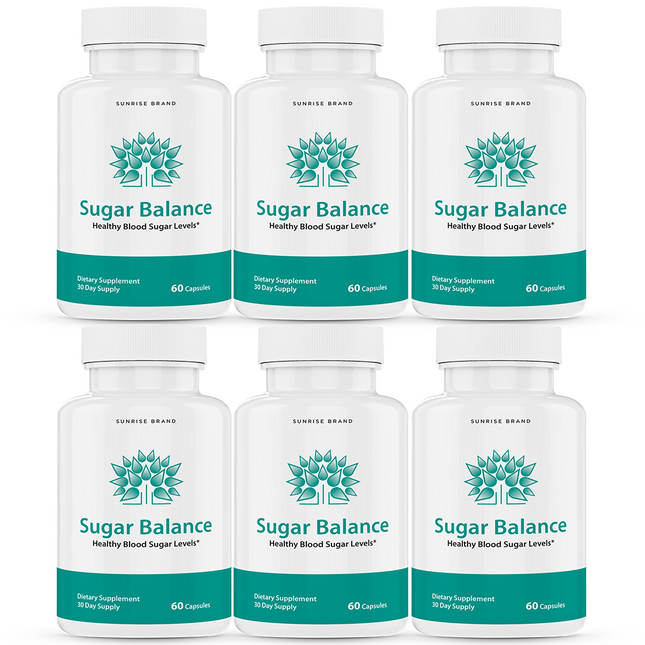 Sugar Balance Capsules, Blood Sugar Balance Blood Sugar Support 6 Packs