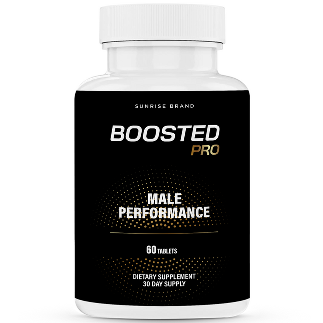 Boosted Pro Pills for Men, Supports T-Levels and Boosts Energy 60 Tablets