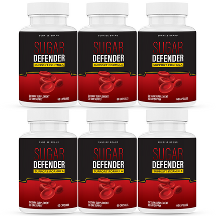 Sugar Defender Pills to Support Healthy Blood Sugar Levels - 6 Pack