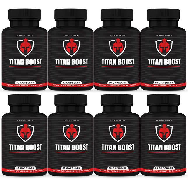 Titan Boost For Men, Titan Boost Pills, TitanBoost Male Performance Big D -8Pack