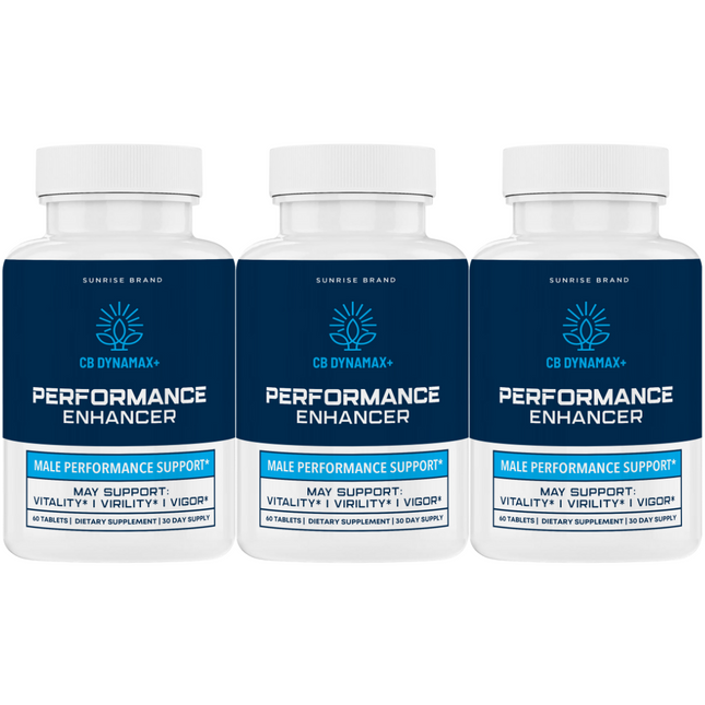 CB Dynamax+ Male Health Pills for Lasting Performance and Endurance - 3 Pack