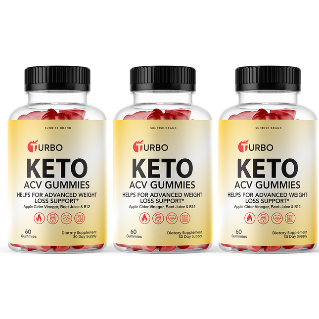 Turbo Keto ACV Gummies Weight Loss - 3 Pack