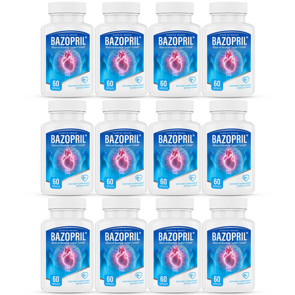 Bazopril Advanced Metabolic Pills to Support Healthy Blood Sugar Levels -12 Pack