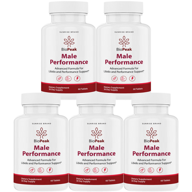 Bio Peak for Male, Bio Peak Advanced Formula Men Support Pills - 5 Pack