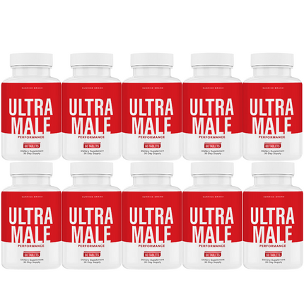 Ultra Male Capsules, UltraMale Vitality Supplement Men - 10 Pack