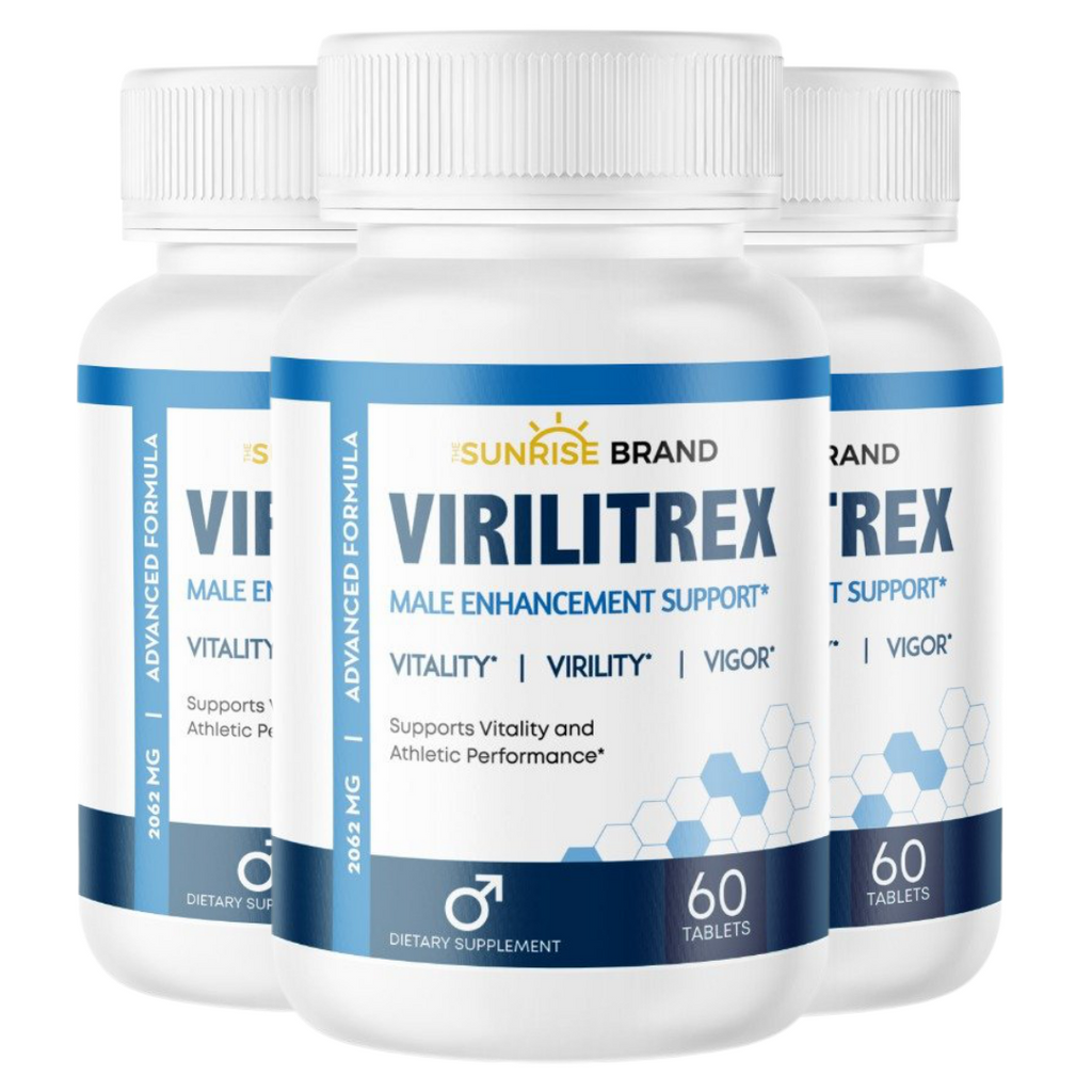 Virilitrex Male Virility Vigor Strength Male Enhancement 180 tablets - 3 pack