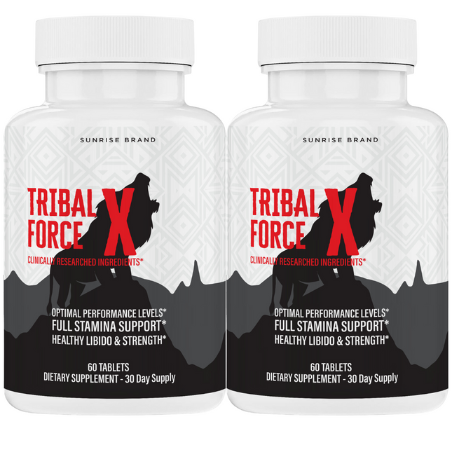 Tribal Force X Supplement for Men to Boost Performance & Male Vitality - 2 Pack