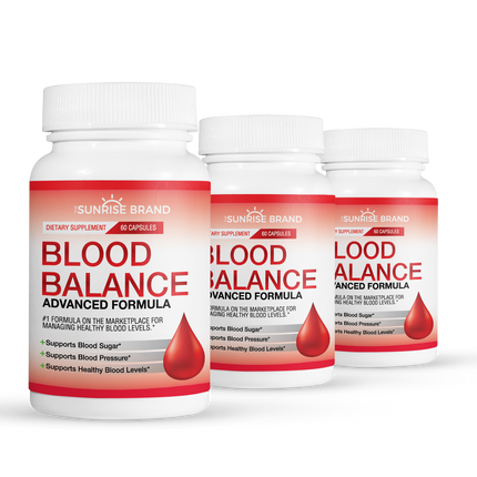 Blood Balance Advanced Formula - 3 Bottles 180 Capsules