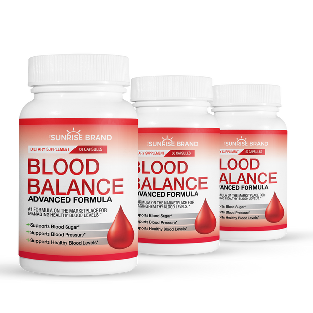 Blood Balance Advanced Formula - 3 Bottles 180 Capsules