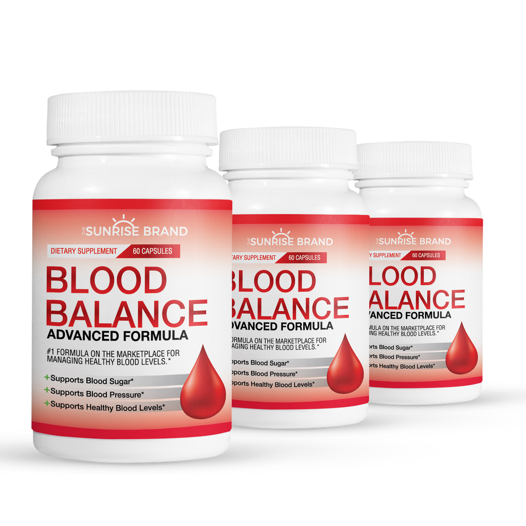 Blood Balance Advanced Formula - 3 Bottles 180 Capsules