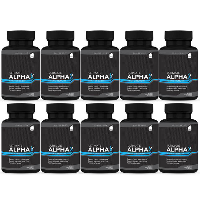 ( 10 pack) Ultimate Alpha X Male Health Pills to Boost Stamina and Energy Levels