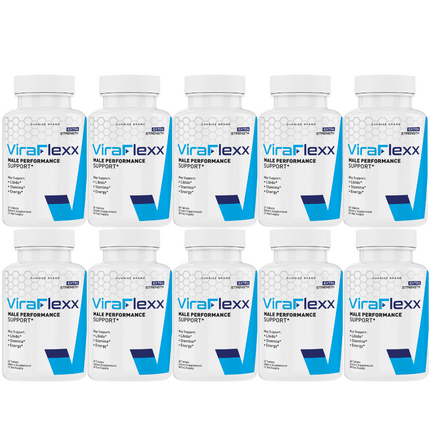 ViraFlexx Capsules, Vira Flexx Men Dietary Supplement Pills - 10 Pack