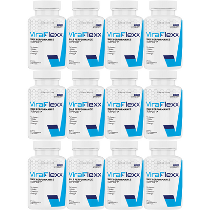 ViraFlexx Capsules, Vira Flexx Men Dietary Supplement Pills - 12 Pack