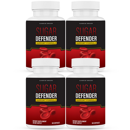 Sugar Defender Pills to Support Healthy Blood Sugar Levels - 4 Pack