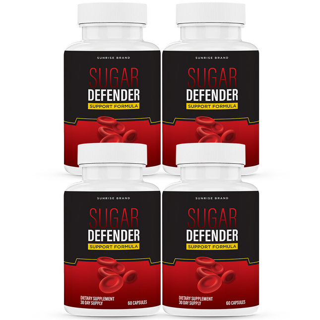 Sugar Defender Pills to Support Healthy Blood Sugar Levels - 4 Pack