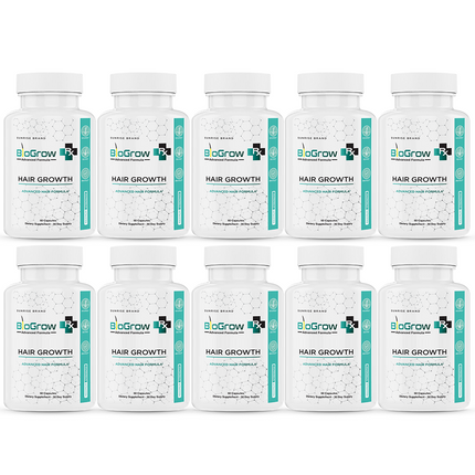 BioGrow Dietary Pills to Boost Hair Growth and Strength Naturally - 10 Pack