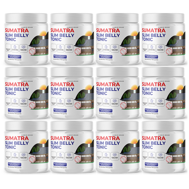 Sumatra Slim Belly Tonic Powder - Official Formula (12 Pack) Support Weight Loss