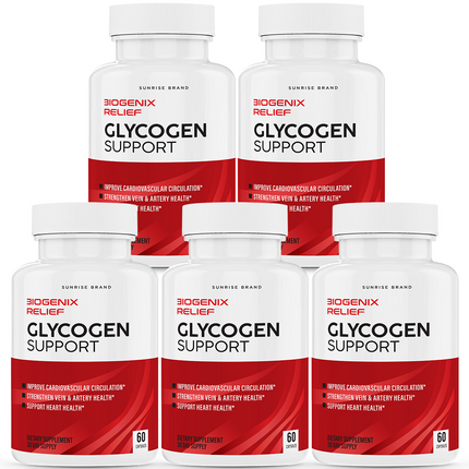 Sweet Relief Glycogen Support - Sweet Relief Blood Vessel Cleaner - 5 Pack