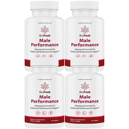 Bio Peak for Male, Bio Peak Advanced Formula Men Support Pills - 4 Pack