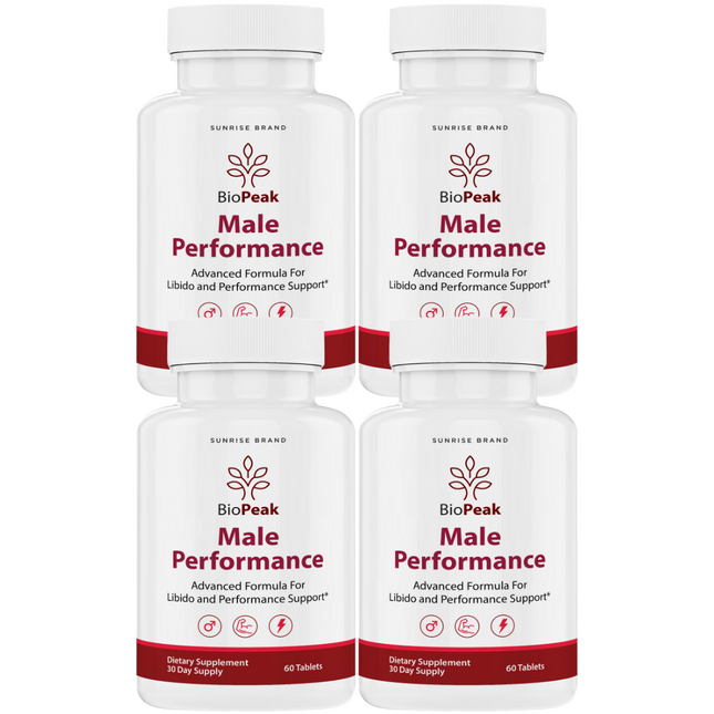 Bio Peak for Male, Bio Peak Advanced Formula Men Support Pills - 4 Pack