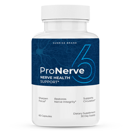 ProNerve 6 Nerve Health Supplement to Support Nerve Functions & Relief 60 Caps