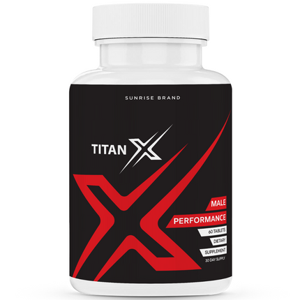 Titan X Male Health Pills to Boost Performance and Endurance 60 Tablets