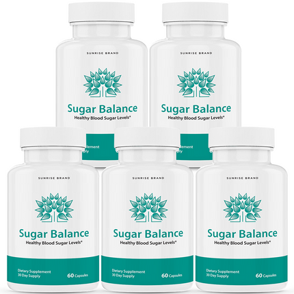 Sugar Balance Capsules, Blood Sugar Balance Blood Sugar Support 5 Packs