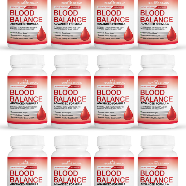 Blood Balance Advanced Formula - 12 Bottles 720 Capsules