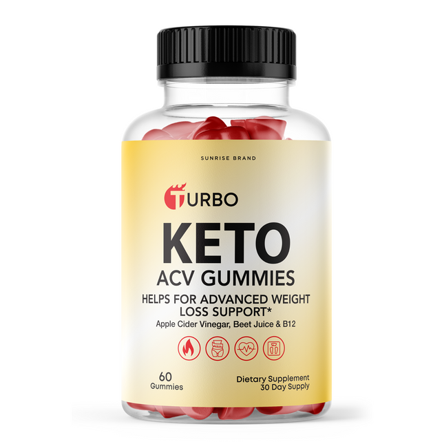 Turbo Keto ACV Gummies Weight Loss - 60 Gummies