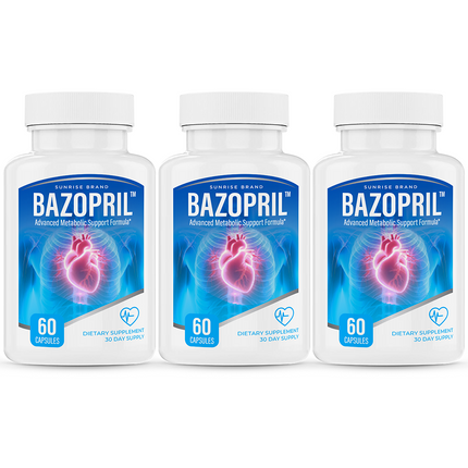 Bazopril Advanced Metabolic Pills to Support Healthy Blood Sugar Levels - 3 Pack