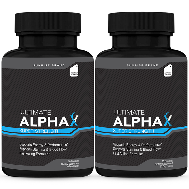 Ultimate Alpha X Male Health Pills to Boost Stamina and Energy Levels 120ct