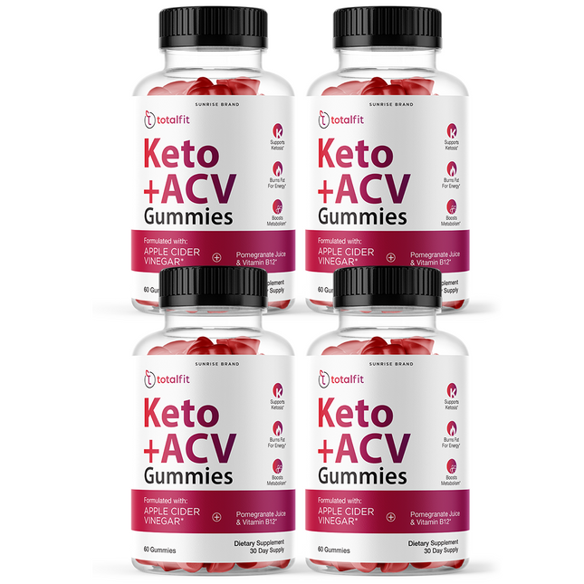 Totalfit Keto ACV Gummies Weight Loss - 4 Pack