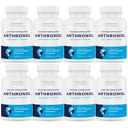 Arthronol Joint Support Pills to Reduce Inflammation & Joint Aches - 8 Pack