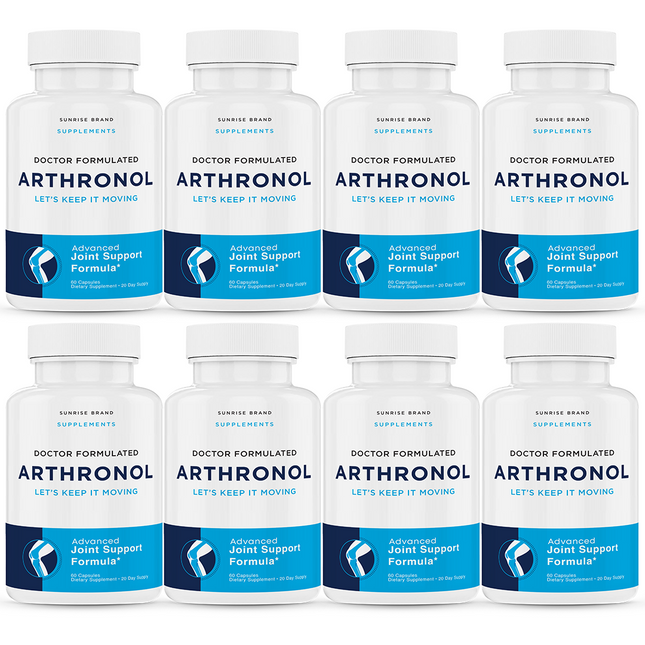 Arthronol Joint Support Pills to Reduce Inflammation & Joint Aches - 8 Pack