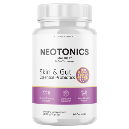 Neotonics, Neotonics Skin & Gut, Neotonics Probiotics - 60 Capsules